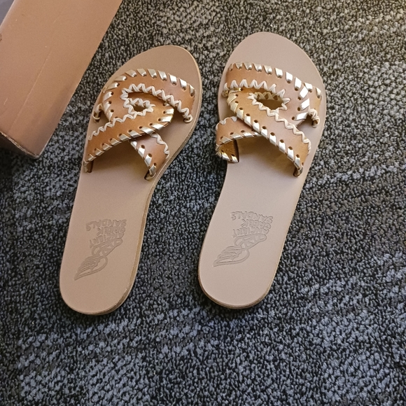 NWT AGS DESMOS STITCH SLIDE SANDALS - Picture 3 of 5